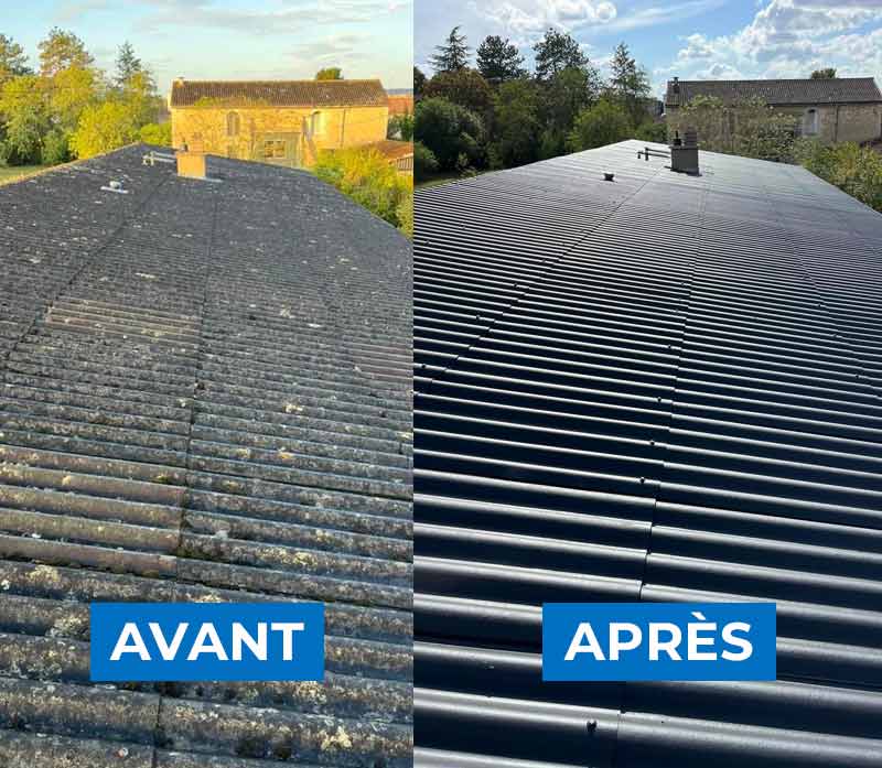 Travaux de couverture - TECHNIQUE PRO COUVERTURE : artisan couvreur - Travaux de couverture, faîtage en neuf et rénovation. intervention fuite toiture. Dépannage urgent de votre couverture ! Pose de fenêtre de toit velux. Rénovation de toiture en plaques amiantes sur bâtiment industriel .. sur Quimper… Finistère sud (29)